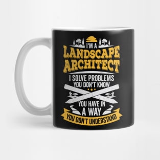 Funny Landscape Architect Designer Gift Mug